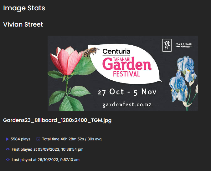 Additional Live Info