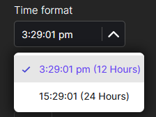 Time Format